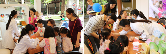 德伦口腔一生为小朋友检查乳牙